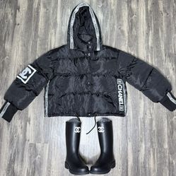 Chanel Coat With Boots Brand New With Box And Dust Cover 