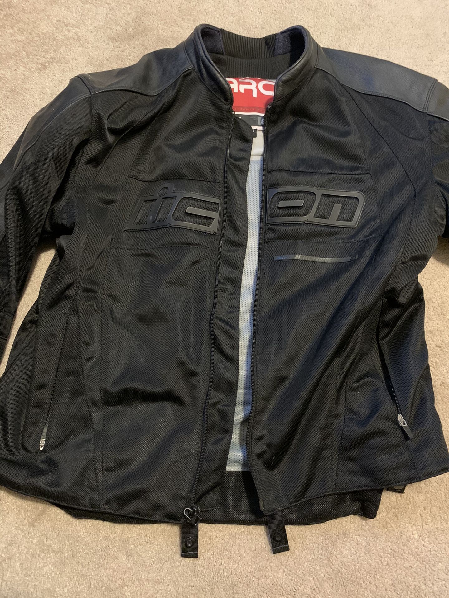 Men’s ICON motorcycle jacket 2XL