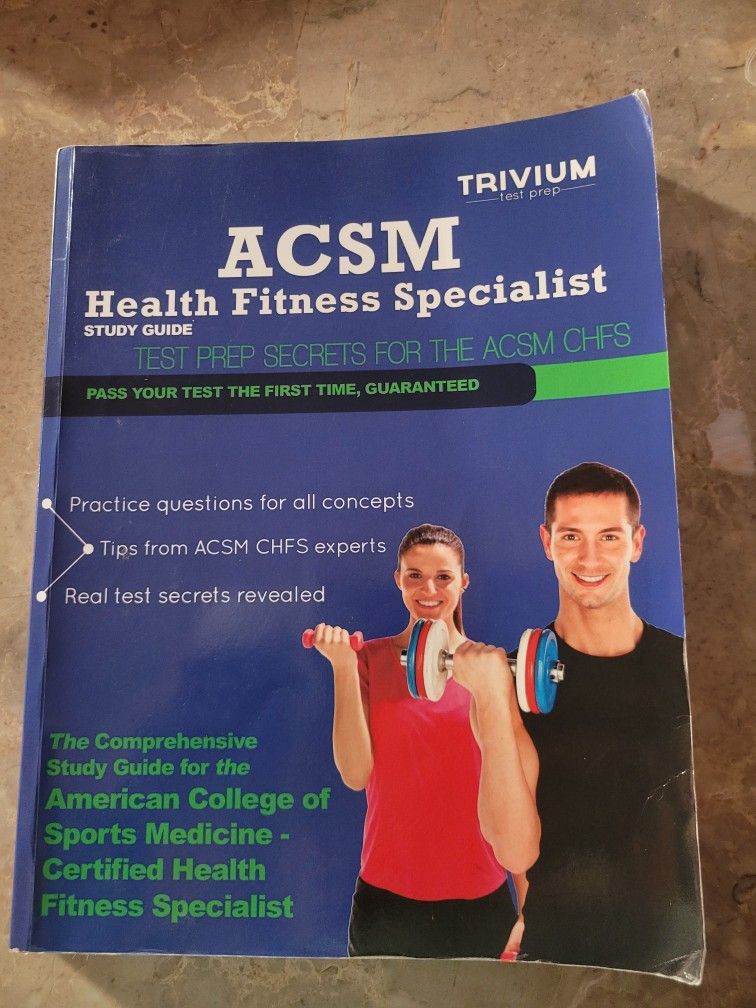ACSM HEALTH FITNESS SPECIALIST  STUDY GUIDE