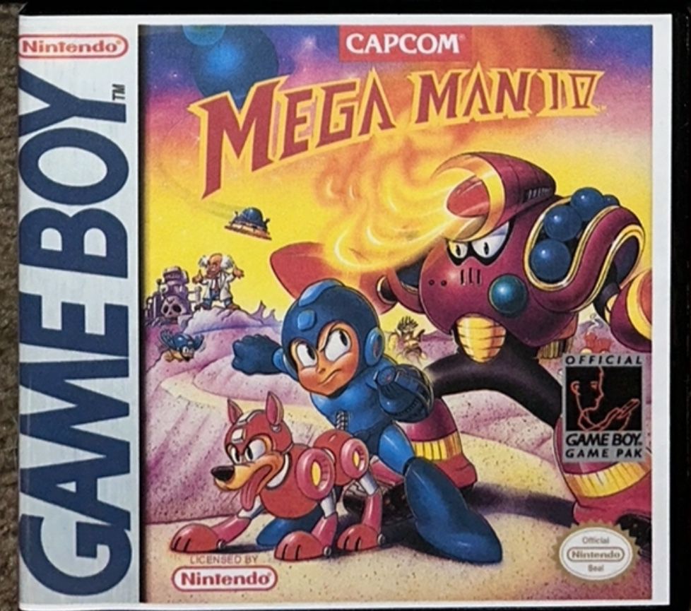 Mega Man IV 5 Nintendo Game Boy (Please Read)