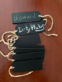 Chalkboard Tag/Basket Lables