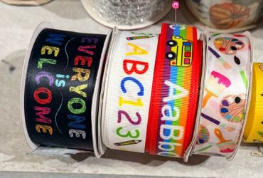 Back to school ribbon $2 each