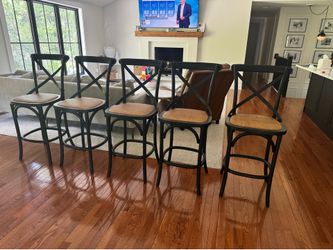 Restoration Hardware Stools (Set of 5)