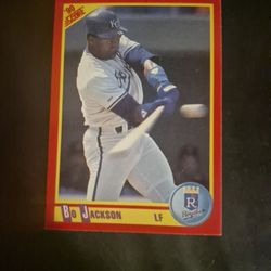 BO JACKSON SCORE BASEBALL CARD