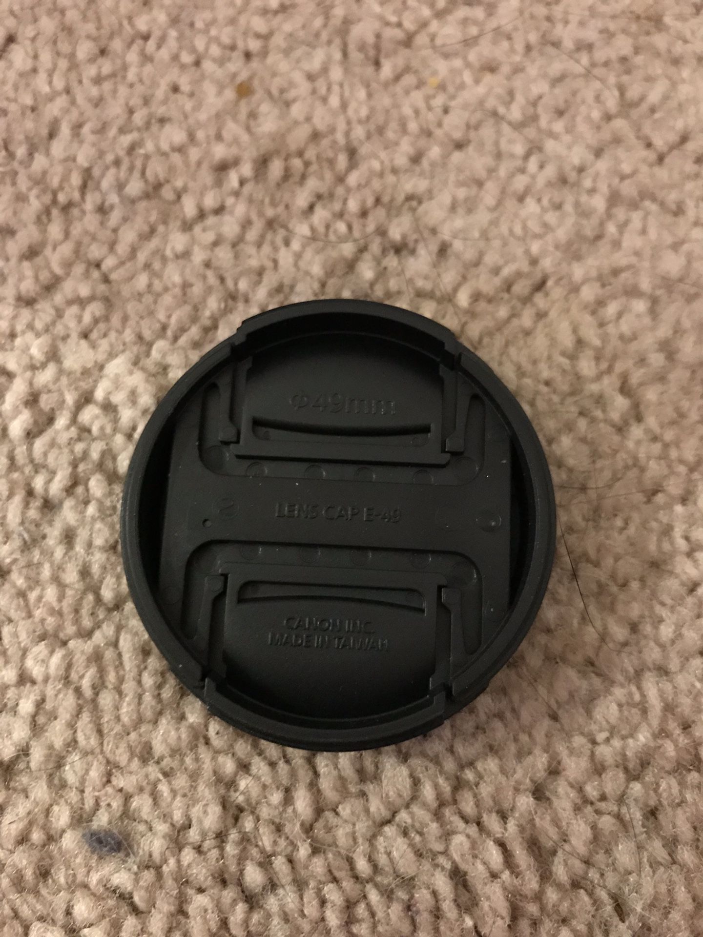 Lens cap and Lens for Canon camera