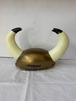 Vintage Excalibur Casino Las Vegas Plastic Medieval Viking Helmet with Horns