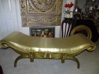 Available Italian golden vintage lounge
