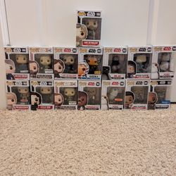 Star Wars Funko Pop Set