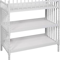 DaVinci Jenny Lind Changing Table with Pad in Fog Grey