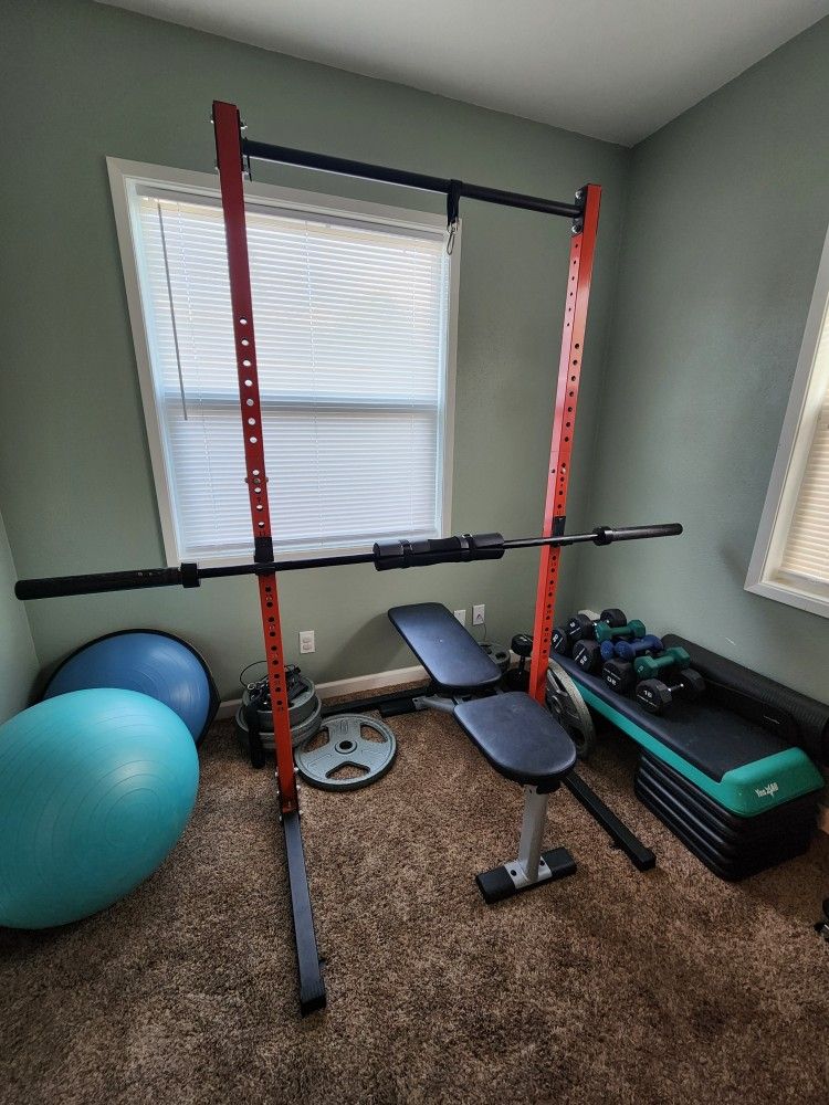 FULL GYM RACK SETUP