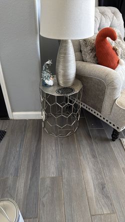 Small metal end table set of 2.
