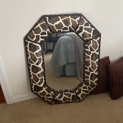 Giraffe Print Mirror