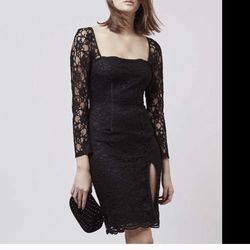 Top shop Black Lace Dress