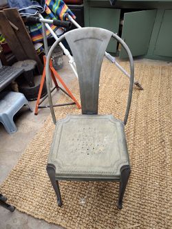 Pottery barn medal chairs