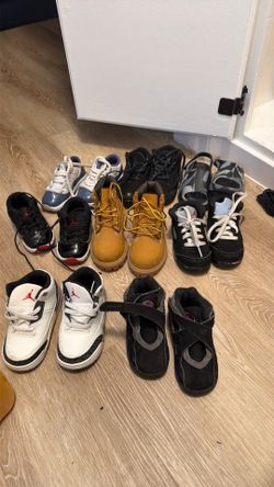 Baby shoes 7c -6c JORDANS /timbs