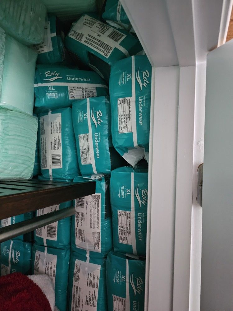 Bed pads and XL adult pampers
