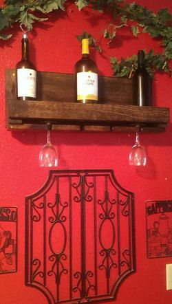 Rustic wine rack