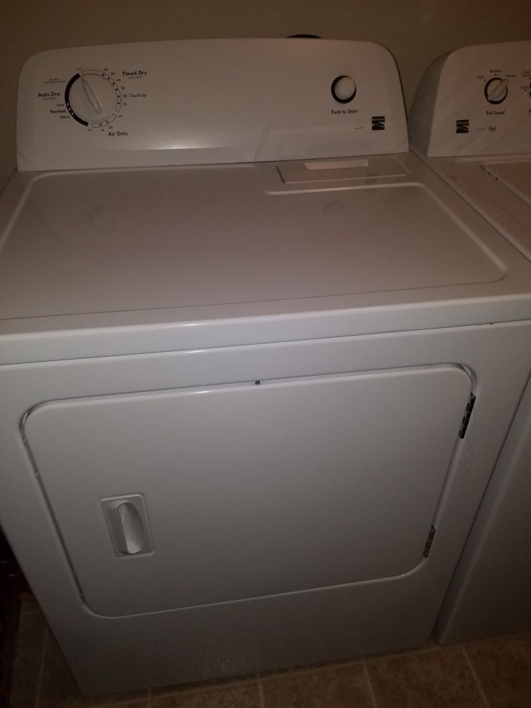 Kenmore 20232 washer and Kenmore 60222 dryer