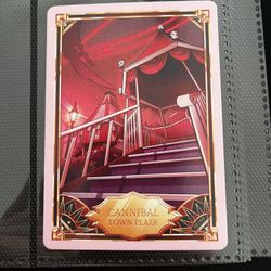 Hazbin Hotel Trading Card Cannibal Town Plaza Foil 2nd Edition 07/50