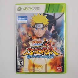 Naruto Shippuden Ultimate Ninja Storm Generations Xbox 360 Complete CIB + Cards