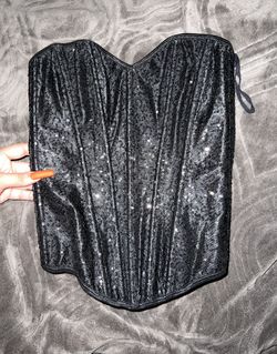 Black Corset / Halloween Bunny Corset