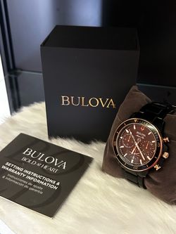 Bulova Marine Star Chronograph stainless steel watch 98B302