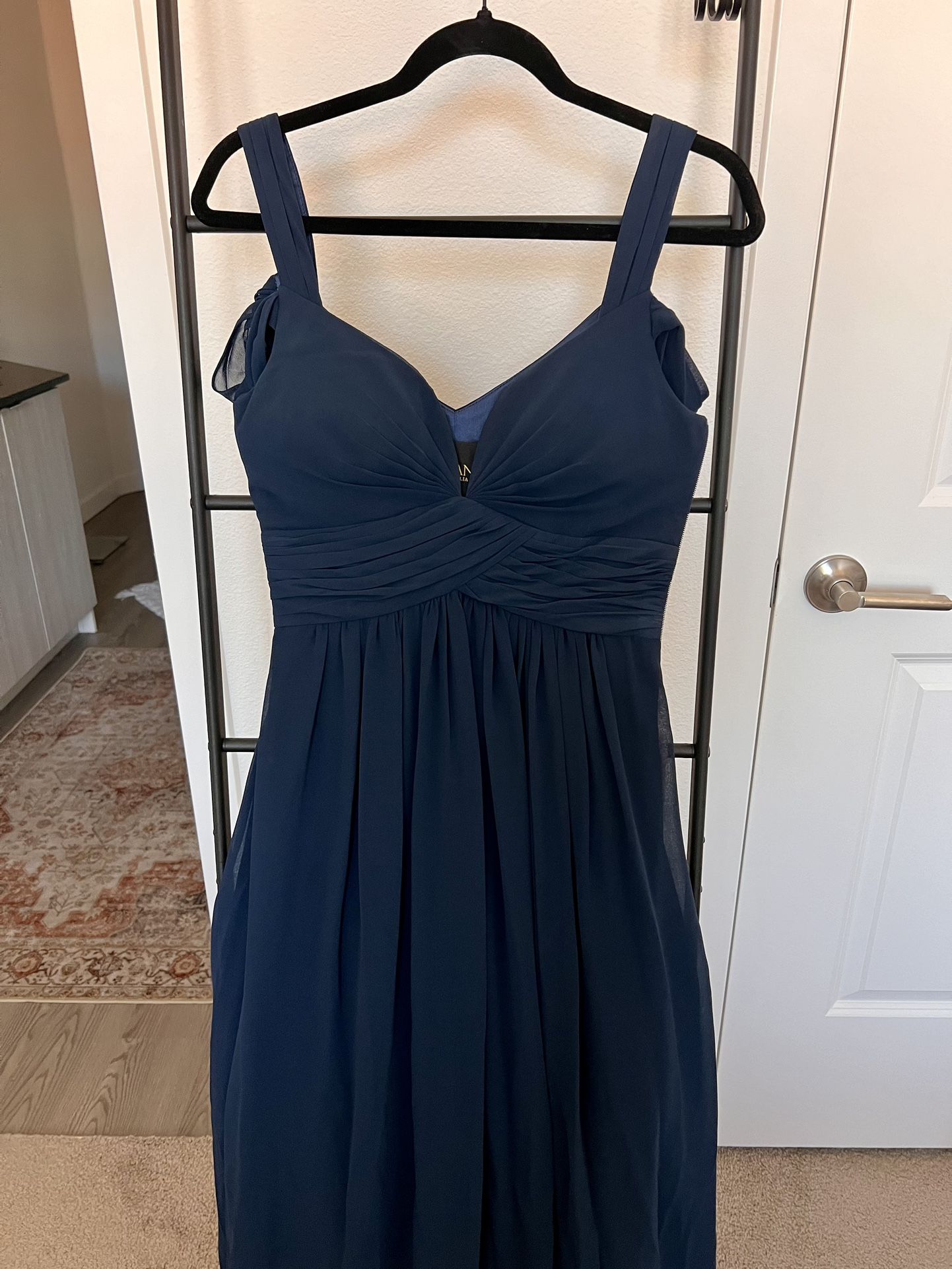 Lulus Ocean of Elegance Navy Blue Maxi Dress