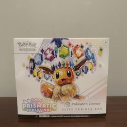 Prismatic Evolutions Pokemon Center Elite Trainer Box (Exclusive) 