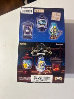 Re-Ment Pokémon Lantern Diorama Complete Set of 6