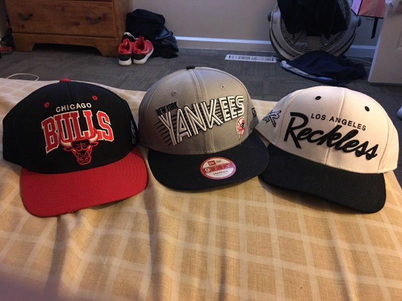 3 snap backs