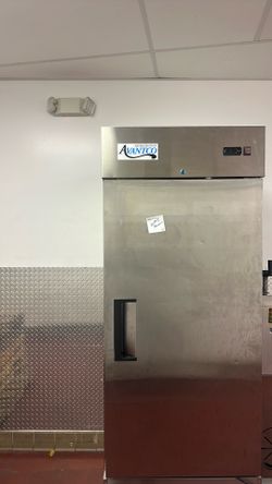 Steel Avantco fridge