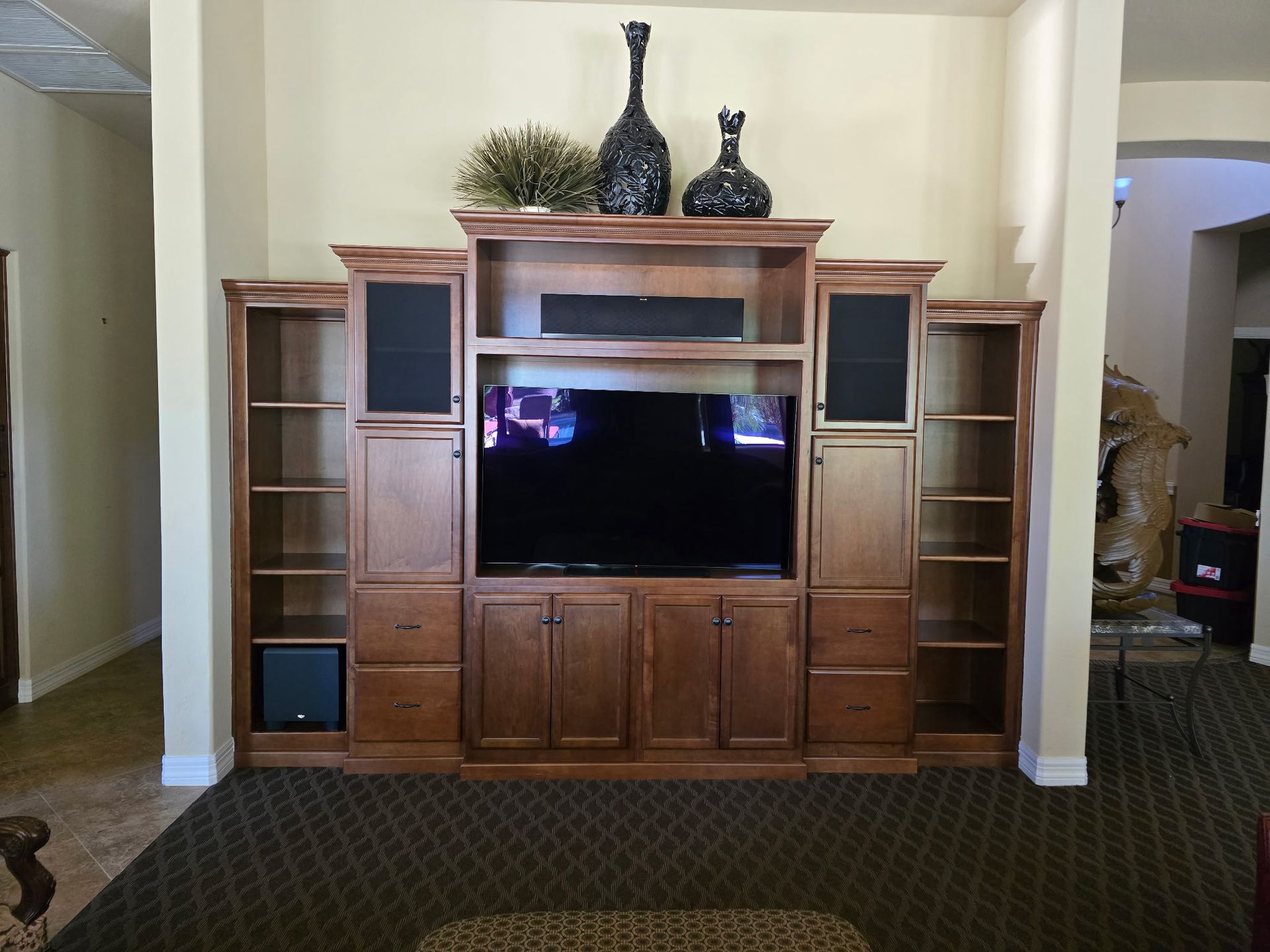 TV Area for 65” TV