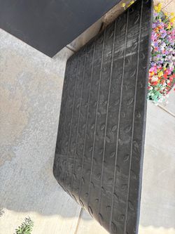 Wheelchair rubber mat