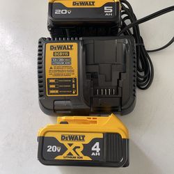Dewalt Battery’s and charger 20v. $110 Firm price. Pick up in Van Nuys,