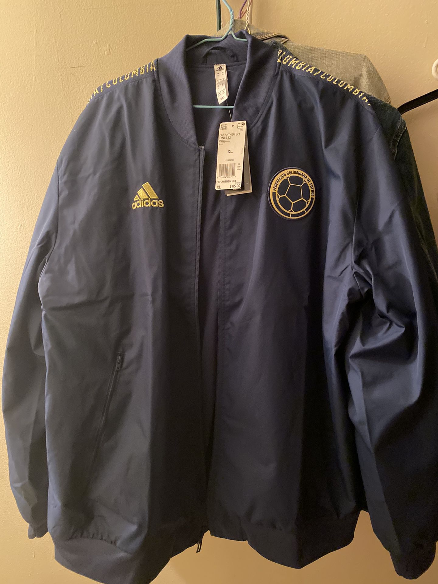 Adidas soccer Columbia jacket