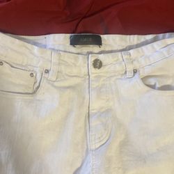 White Amiri jeans from PrettyBoyFredo giveaway