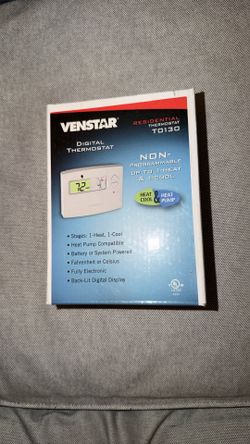 Venstar digital thermostat T10130