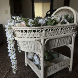 Baby Wicker Bassinet