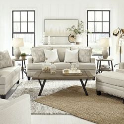 [SPECIAL] Claredon Linen Living Room Set

