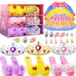 New! Princess Dress up Set For Girls 2 To 6