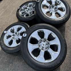 20” Chevy 6lug Wheels And Tires 