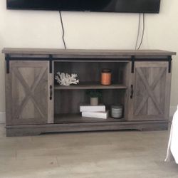 Tv Stand Wood Rustic Living Spaces