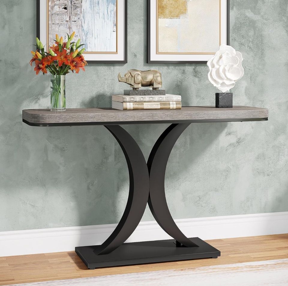 New - Console Table, 40 inch Narrow Entryway Foyer Table