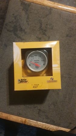 Auto Meter Oil Pressure Gauge