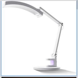 New MelodySusie LED Manicure Table Lamp for Nail Techs, S-Pro29G Professional Nail Desk Light with Magnetic UV Curing Lamp, Adjustable Arm, Dimmable B