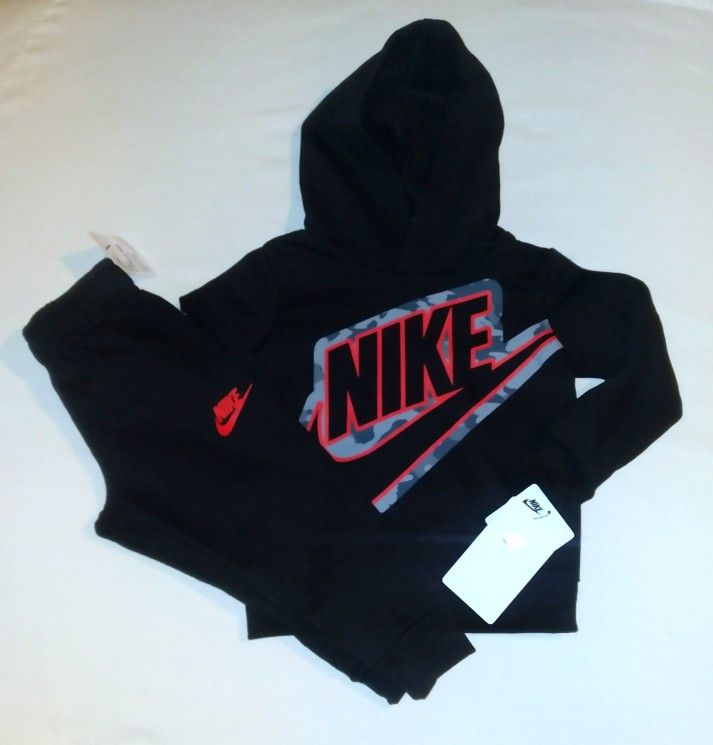 Nike Boys Toddler 2pc Hooded Jogger Set- 2T