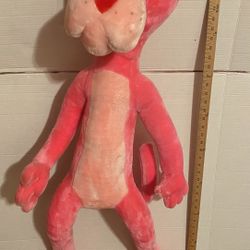1980 Vintage Pink Panther Oversized United artists Plush