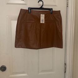 Woman’s Leather Skirt