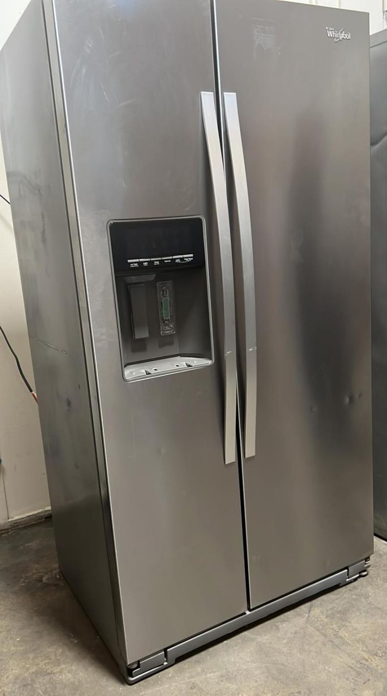 Whirlpool Side-by-Side Stainless Steel Fridge
