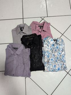 Men's collar shirts Med and Lg